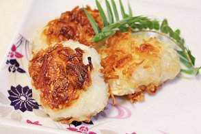 揚げ焼き調理写真